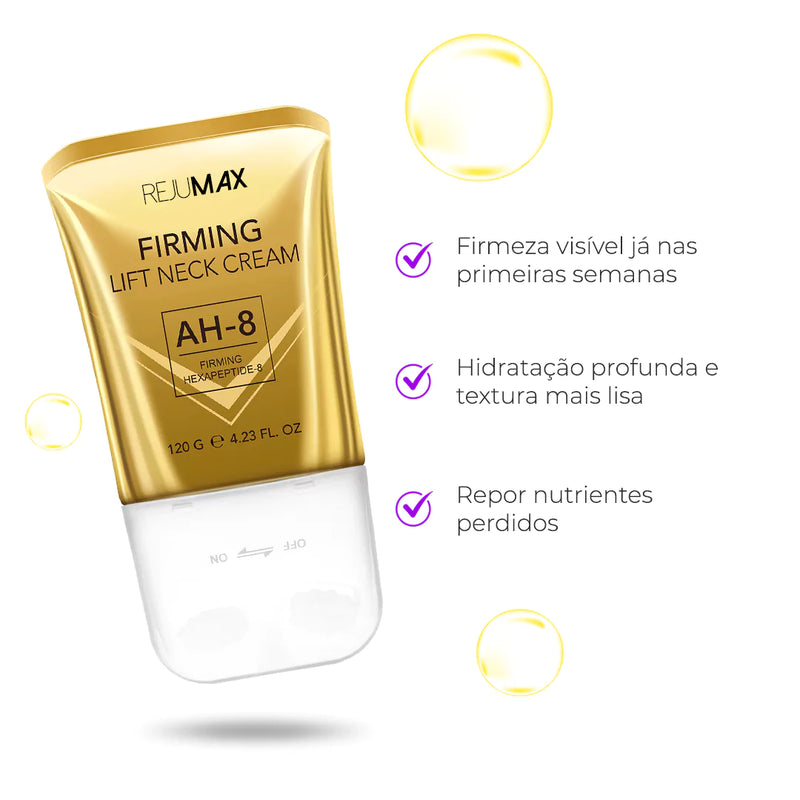 RejuMax - Combo Rejuvenescedor Para Pescoço e Olhos Que Firma e Suaviza Linhas Devolvendo Juventude à Pele